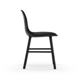 Normann Copenhagen Form Chair - Black - Black Oak Legs Shell Colour: Black, Leg Colour: Black Oak - thumbnail 3
