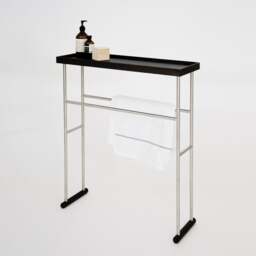 Wireworks Yoku Caddy Towel Rail - Dark Oak - thumbnail 2
