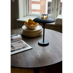 Halo Design Stepp 1-2-3 Rechargeable Portable Table Lamp Colour: Dark Green - thumbnail 4