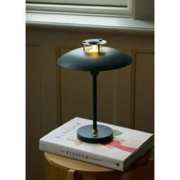 Halo Design Stepp 1-2-3 Rechargeable Portable Table Lamp Colour: Dark Green - thumbnail 5