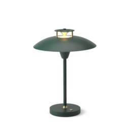 Halo Design Stepp 1-2-3 Rechargeable Portable Table Lamp Colour: Dark Green