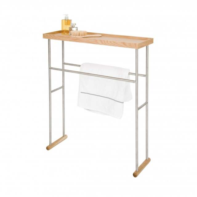 Wireworks Yoku Caddy Towel Rail - Oak - image 1