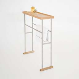 Wireworks Yoku Caddy Towel Rail - Oak - thumbnail 7