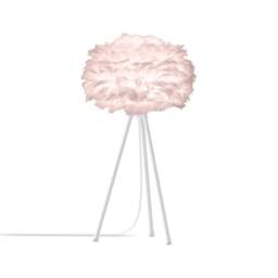 Umage Eos Tripod Table Lamp - Light Rose Feather Eos Mini/White Tripod