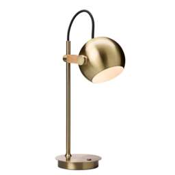 Halo Design DC Portable Table Lamp - Antique Brass Colour: Antique Brass