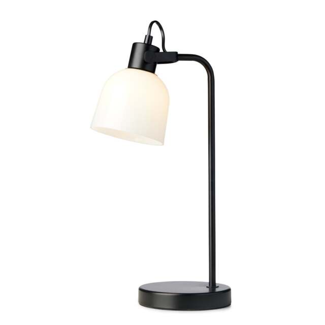 Halo Design Glow Table Lamp - Opal/Black - image 1