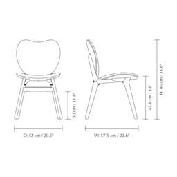 Umage A Conversation Piece Dining Chair - Oak - Sterling Colour: Sterling - thumbnail 7