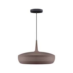 Umage Clava Dine Pendant Light - Umber with Black Rosette Cord Set With or Without Cord Set: With Black Rosette Cord Set