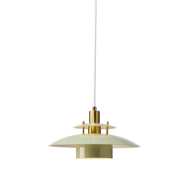 Halo Design Sorup Pendant Light - O 25 cm Colour: Glossy Green / Brass - image 1