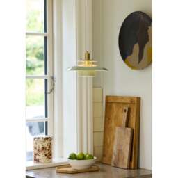 Halo Design Sorup Pendant Light - O 25 cm Colour: Glossy Green / Brass - thumbnail 3