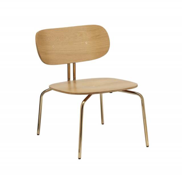 Umage Curious Lounge Chair - Brass Legs Leg Colour: Brass Legs - image 1