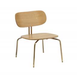 Umage Curious Lounge Chair - Brass Legs Leg Colour: Brass Legs