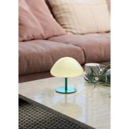 Halo Design Candy Mini Mush Table Lamp - O 17 cm - Turquoise Colour: Turquoise - thumbnail 3