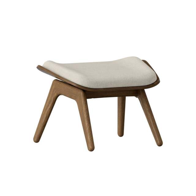 Umage The Reader Ottoman - Dark Oak - White Sands Colour: White Sands - image 1