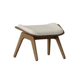 Umage The Reader Ottoman - Dark Oak - White Sands Colour: White Sands - thumbnail 1