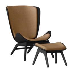 Umage The Reader Armchair - Black Oak - Sugar Brown Colour: Sugar Brown - thumbnail 3