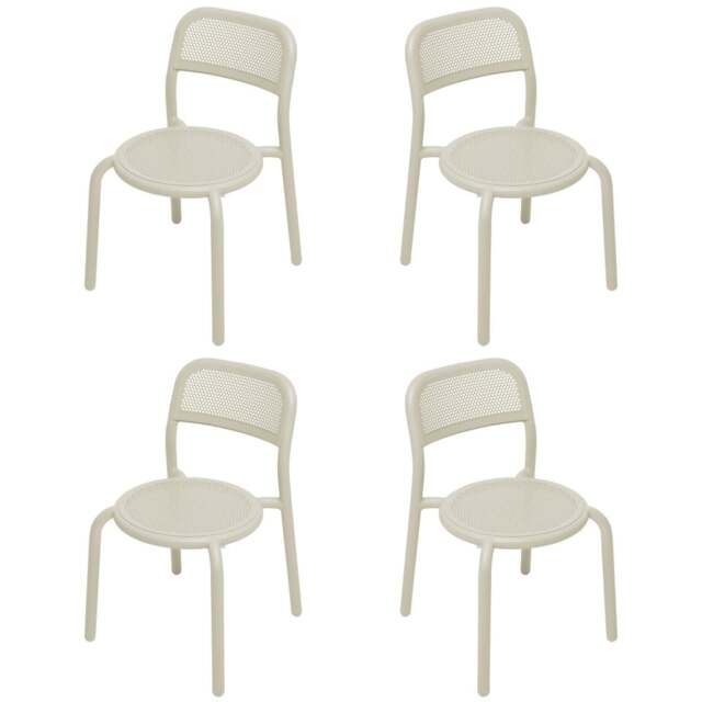 Fatboy Set of 4 Toni Stackable Garden Armchairs - Desert Colour: Desert - image 1