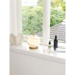 Halo Design Stockholm Battery Table Lamp - Marble Grey Colour: Marble Grey - thumbnail 4