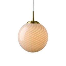 Halo Design Candy Ball Pendant Light - O 25cm - Grey Size:  25cm, Colour: Grey
