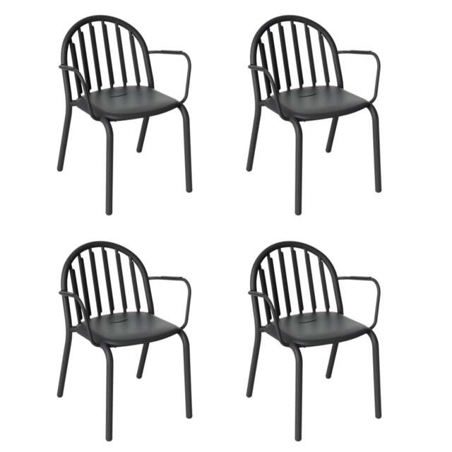 Fatboy Freds Armchair Set - Anthracite - Set of 4 - image 1