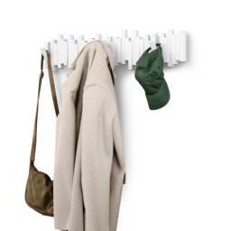 Umbra Sticks Multi Hook Wall Rack  - White - 8 Hooks