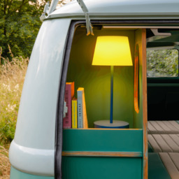 Remember Oscar &aposMidnight&apos Table Lamp - Blue/Yellow - thumbnail 2