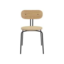 Umage Curious Dining Chair - Oak - Black Legs - Summer Shine Cushion Leg Colour: Black Legs, Colour: Summer Shine - thumbnail 3