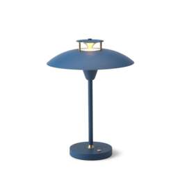 Halo Design Stepp 1-2-3 Rechargeable Portable Table Lamp Colour: Dark Blue