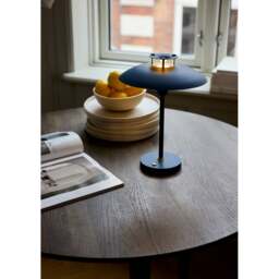 Halo Design Stepp 1-2-3 Rechargeable Portable Table Lamp Colour: Dark Blue - thumbnail 4
