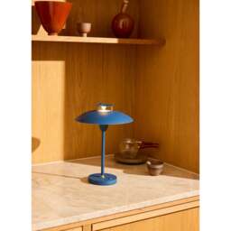 Halo Design Stepp 1-2-3 Rechargeable Portable Table Lamp Colour: Dark Blue - thumbnail 3