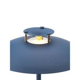 Halo Design Stepp 1-2-3 Rechargeable Portable Table Lamp Colour: Dark Blue - thumbnail 2