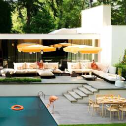 Fatboy Paletti Outdoor Set & Anthracite Table - Medium Colour: Sahara - thumbnail 2