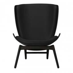 Umage The Reader Armchair - Black Oak - Hope Leather Black Wood: Black Oak, Colour: Black - thumbnail 2