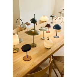 Halo Design DC Portable Table Lamp - Chrome Colour: Chrome - thumbnail 3