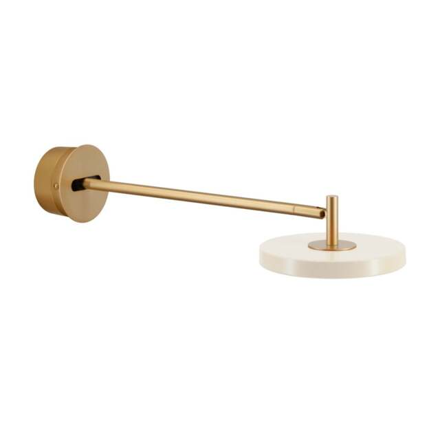Umage Asteria Wall Light - Long - Pearl White - Hardwired Colour: Pearl White, Mounting: Hardwired - image 1