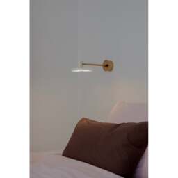 Umage Asteria Wall Light - Long - Pearl White - Hardwired Colour: Pearl White, Mounting: Hardwired - thumbnail 2