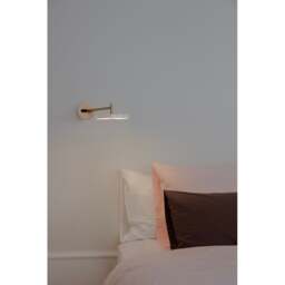 Umage Asteria Wall Light - Long - Pearl White - Hardwired Colour: Pearl White, Mounting: Hardwired - thumbnail 3