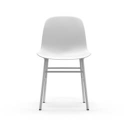 Normann Copenhagen Form Chair - White - White Legs Shell Colour: White, Leg Colour: Matching Shell Colour - thumbnail 2