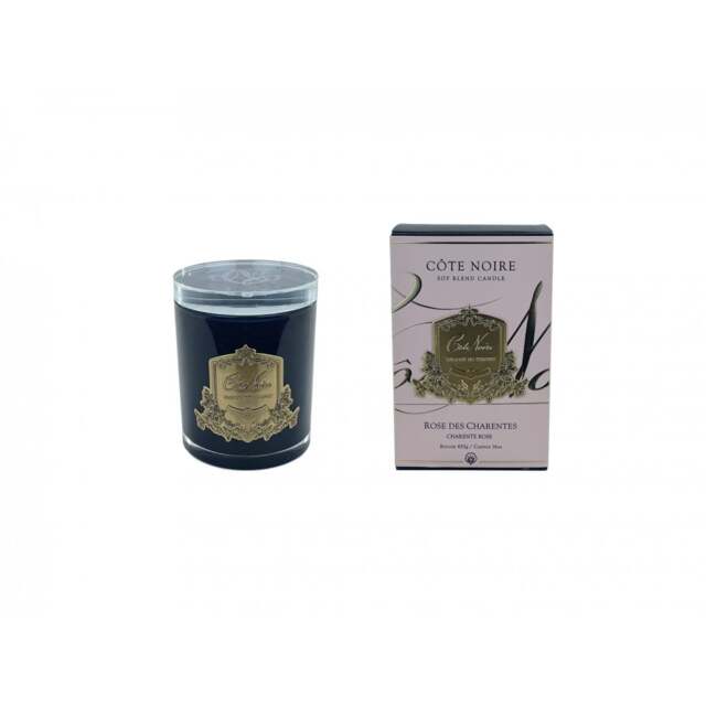 Cote Noire Charente Rose 450g Soy Blend Candle - Gold