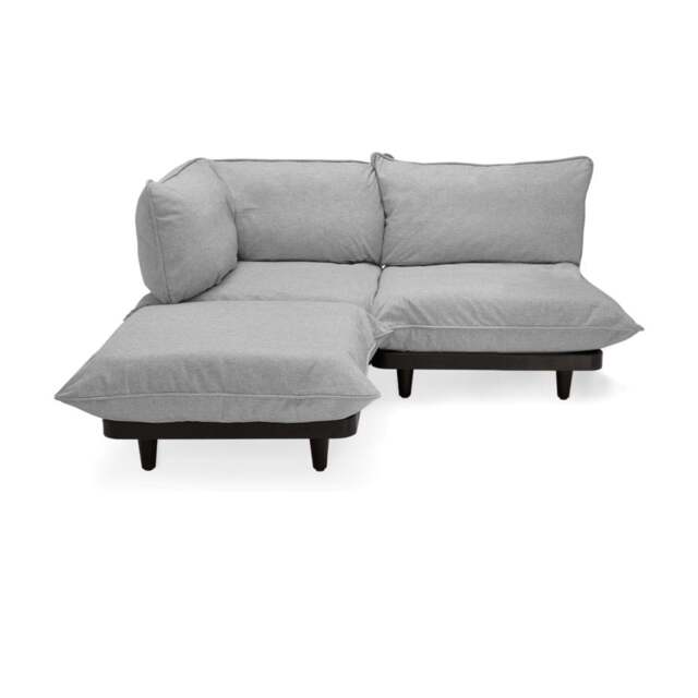 Fatboy Paletti Modular Outdoor Lounge Furniture - Rock Grey Option: 2 Seater + Hocker