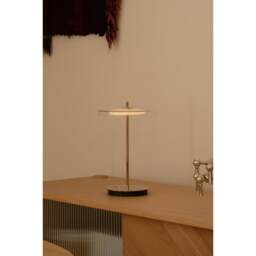 Umage Asteria Glass Move Portable Table Lamp - Polished Brass Colour: Polished Brass - thumbnail 5