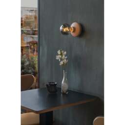 Humble Bee Cordless Wall Light - Beige - Smoked Bulb - thumbnail 3