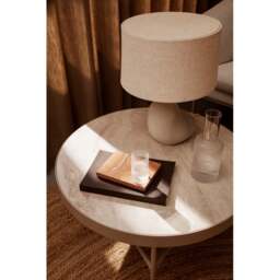 Ferm Living Hebe Table Lamp & Shade - Small - Off- White - thumbnail 3