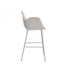 Normann Copenhagen Form Bar Armchair - 65cm - Warm Grey Shell Colour: Warm Grey - thumbnail 3
