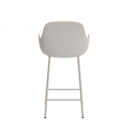 Normann Copenhagen Form Bar Armchair - 65cm - Warm Grey Shell Colour: Warm Grey - thumbnail 4