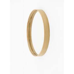 Wireworks Glance Round Wall Mirror 310 - Oak - thumbnail 3