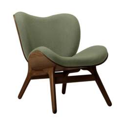 Umage A Conversation Piece Armchair - Low - Dark Oak - Morning Meadows Colour: Morning Meadows