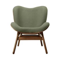 Umage A Conversation Piece Armchair - Low - Dark Oak - Morning Meadows Colour: Morning Meadows - thumbnail 2