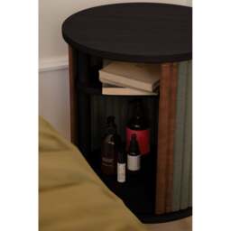 Umage Audacious Side Table - Black Oak - Morning Meadows Colour: Morning Meadows - thumbnail 7