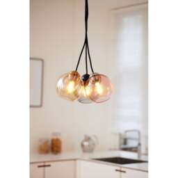 Halo Design Bubbles Mini Pendant Light - O 14cm - Smoke Size: O 14cm, Colour: Smoke - thumbnail 2